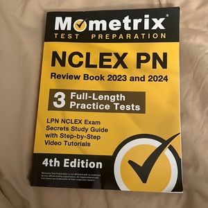 Mometrix 2023-2024 NCLEX PN book.